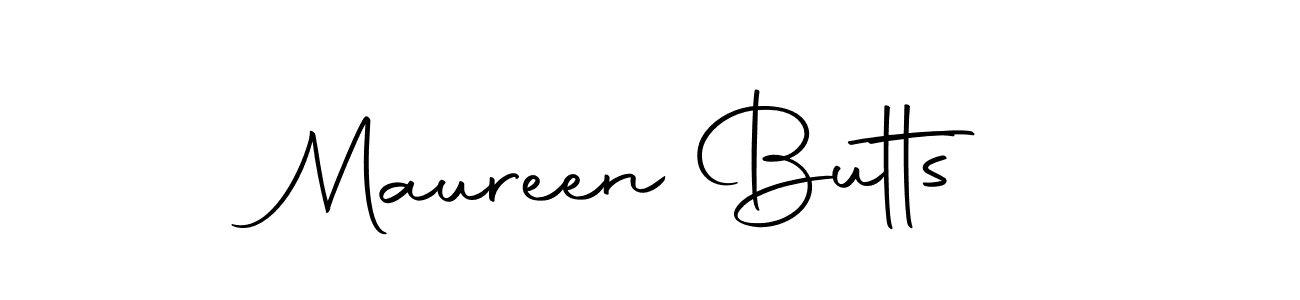 Make a beautiful signature design for name Maureen Butts. With this signature (Autography-DOLnW) style, you can create a handwritten signature for free. Maureen Butts signature style 10 images and pictures png