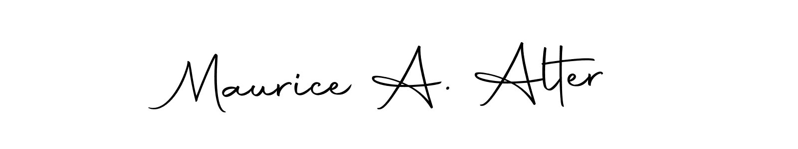 Here are the top 10 professional signature styles for the name Maurice A. Alter. These are the best autograph styles you can use for your name. Maurice A. Alter signature style 10 images and pictures png