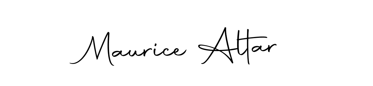 How to make Maurice Altar signature? Autography-DOLnW is a professional autograph style. Create handwritten signature for Maurice Altar name. Maurice Altar signature style 10 images and pictures png