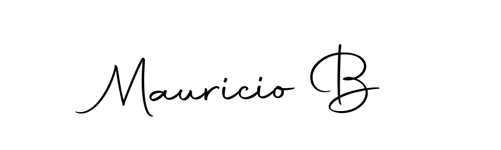How to make Mauricio B signature? Autography-DOLnW is a professional autograph style. Create handwritten signature for Mauricio B name. Mauricio B signature style 10 images and pictures png