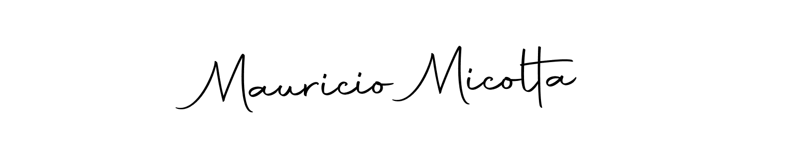 Use a signature maker to create a handwritten signature online. With this signature software, you can design (Autography-DOLnW) your own signature for name Mauricio Micolta. Mauricio Micolta signature style 10 images and pictures png
