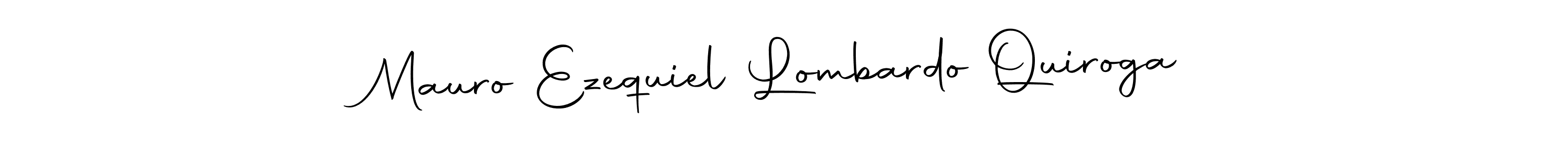 It looks lik you need a new signature style for name Mauro Ezequiel Lombardo Quiroga. Design unique handwritten (Autography-DOLnW) signature with our free signature maker in just a few clicks. Mauro Ezequiel Lombardo Quiroga signature style 10 images and pictures png