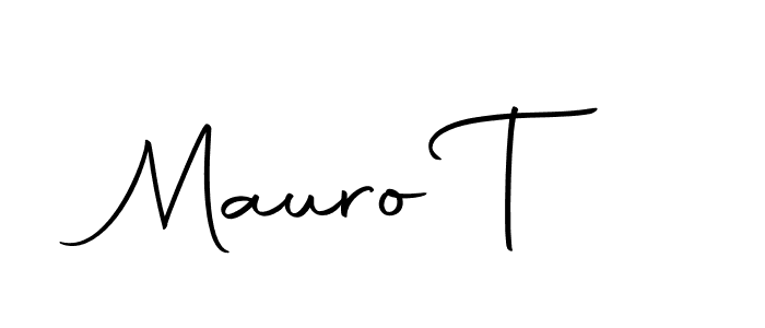 Create a beautiful signature design for name Mauro T. With this signature (Autography-DOLnW) fonts, you can make a handwritten signature for free. Mauro T signature style 10 images and pictures png