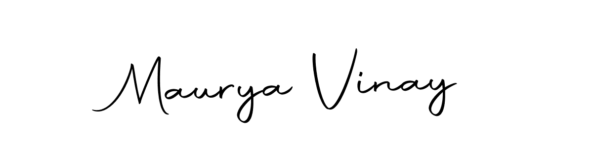You can use this online signature creator to create a handwritten signature for the name Maurya Vinay. This is the best online autograph maker. Maurya Vinay signature style 10 images and pictures png