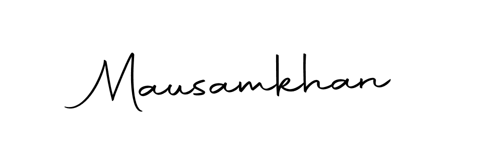 Design your own signature with our free online signature maker. With this signature software, you can create a handwritten (Autography-DOLnW) signature for name Mausamkhan. Mausamkhan signature style 10 images and pictures png