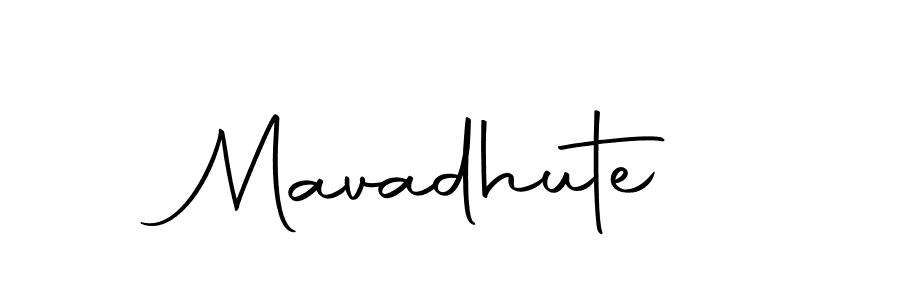 Create a beautiful signature design for name Mavadhute. With this signature (Autography-DOLnW) fonts, you can make a handwritten signature for free. Mavadhute signature style 10 images and pictures png