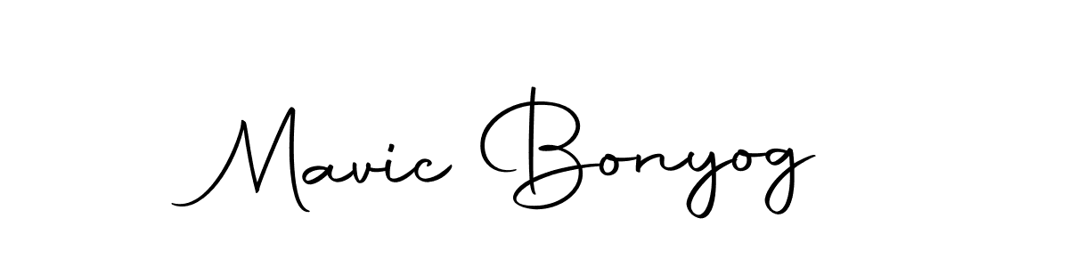 Here are the top 10 professional signature styles for the name Mavic Bonyog. These are the best autograph styles you can use for your name. Mavic Bonyog signature style 10 images and pictures png