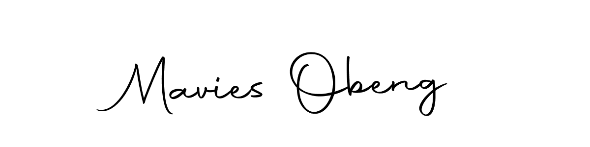 Make a beautiful signature design for name Mavies Obeng. With this signature (Autography-DOLnW) style, you can create a handwritten signature for free. Mavies Obeng signature style 10 images and pictures png