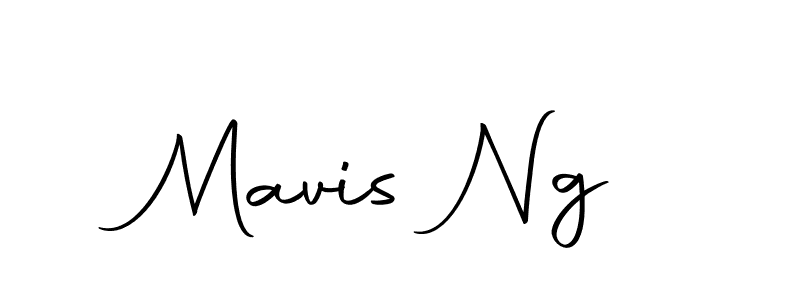 Design your own signature with our free online signature maker. With this signature software, you can create a handwritten (Autography-DOLnW) signature for name Mavis Ng. Mavis Ng signature style 10 images and pictures png