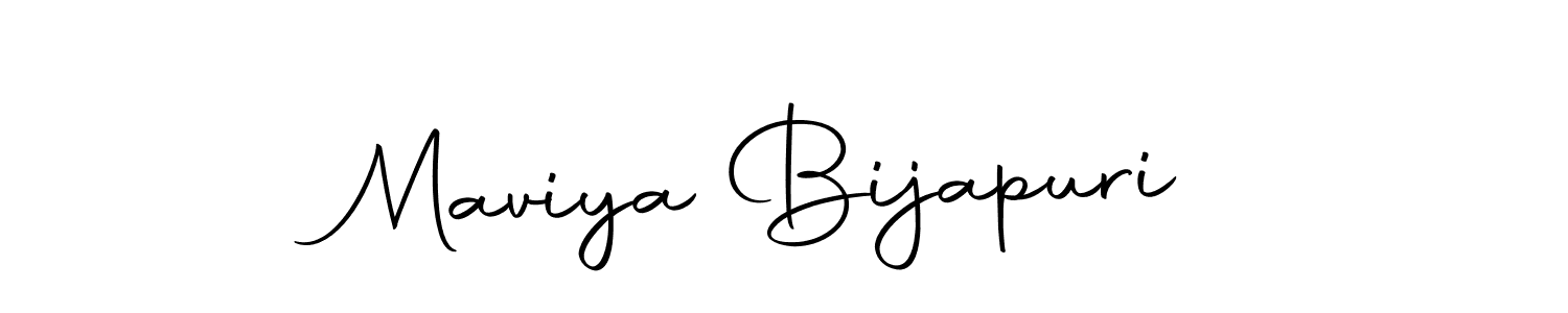 Design your own signature with our free online signature maker. With this signature software, you can create a handwritten (Autography-DOLnW) signature for name Maviya Bijapuri. Maviya Bijapuri signature style 10 images and pictures png