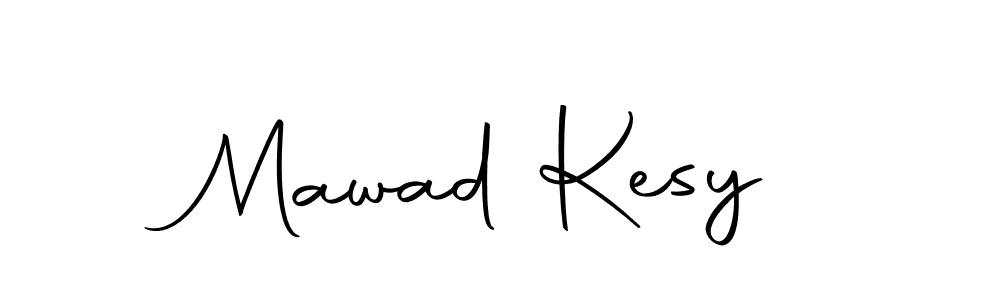 Design your own signature with our free online signature maker. With this signature software, you can create a handwritten (Autography-DOLnW) signature for name Mawad Kesy. Mawad Kesy signature style 10 images and pictures png