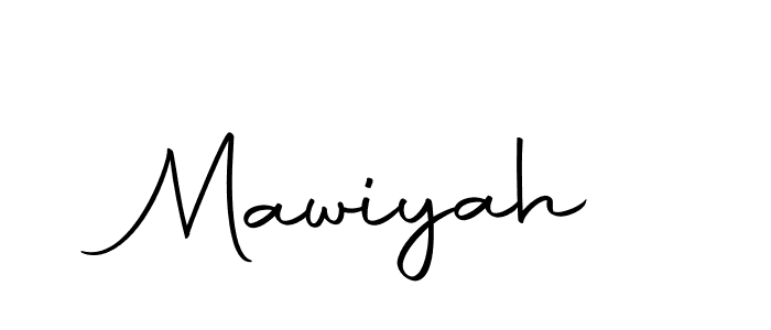 The best way (Autography-DOLnW) to make a short signature is to pick only two or three words in your name. The name Mawiyah include a total of six letters. For converting this name. Mawiyah signature style 10 images and pictures png