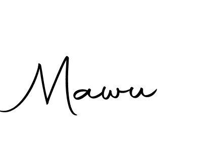 Use a signature maker to create a handwritten signature online. With this signature software, you can design (Autography-DOLnW) your own signature for name Mawu. Mawu signature style 10 images and pictures png