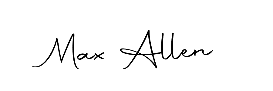 Use a signature maker to create a handwritten signature online. With this signature software, you can design (Autography-DOLnW) your own signature for name Max Allen. Max Allen signature style 10 images and pictures png