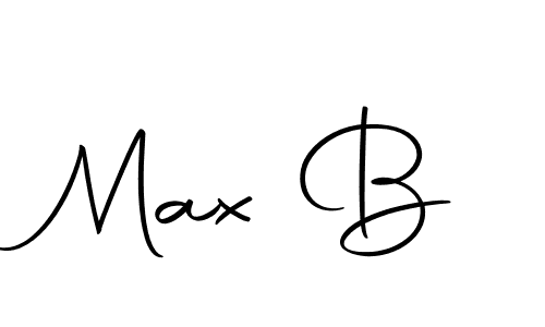 Make a beautiful signature design for name Max B. With this signature (Autography-DOLnW) style, you can create a handwritten signature for free. Max B signature style 10 images and pictures png