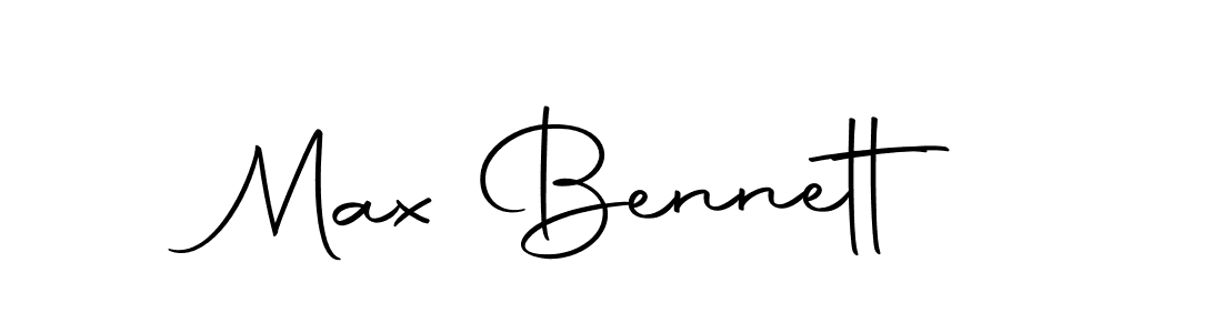 Create a beautiful signature design for name Max Bennett. With this signature (Autography-DOLnW) fonts, you can make a handwritten signature for free. Max Bennett signature style 10 images and pictures png