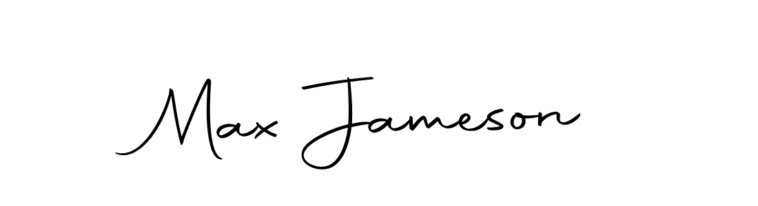 Design your own signature with our free online signature maker. With this signature software, you can create a handwritten (Autography-DOLnW) signature for name Max Jameson. Max Jameson signature style 10 images and pictures png