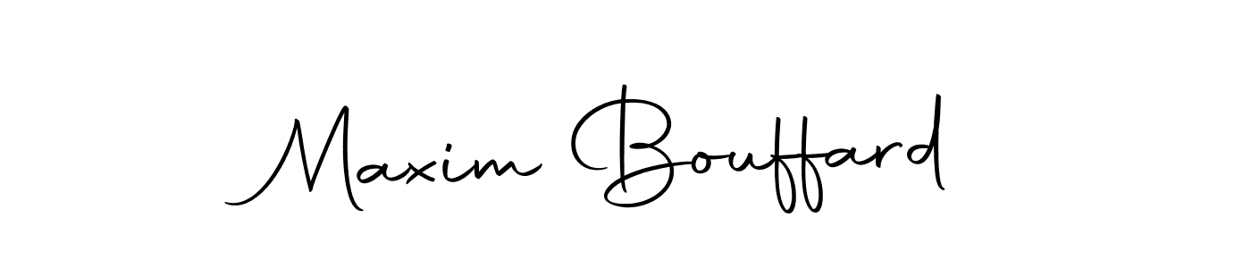 Make a beautiful signature design for name Maxim Bouffard. With this signature (Autography-DOLnW) style, you can create a handwritten signature for free. Maxim Bouffard signature style 10 images and pictures png