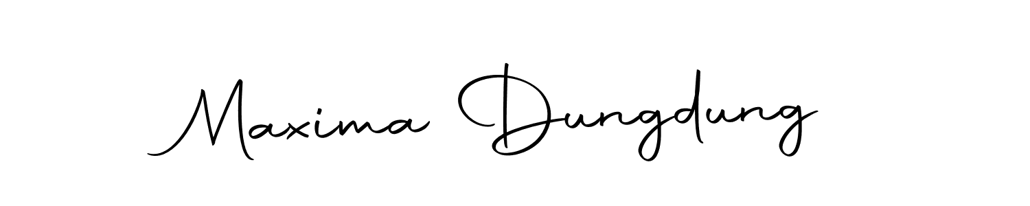 Maxima Dungdung stylish signature style. Best Handwritten Sign (Autography-DOLnW) for my name. Handwritten Signature Collection Ideas for my name Maxima Dungdung. Maxima Dungdung signature style 10 images and pictures png