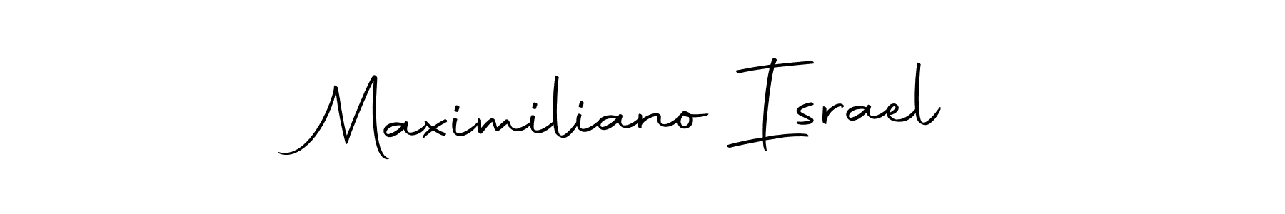 Maximiliano Israel stylish signature style. Best Handwritten Sign (Autography-DOLnW) for my name. Handwritten Signature Collection Ideas for my name Maximiliano Israel. Maximiliano Israel signature style 10 images and pictures png