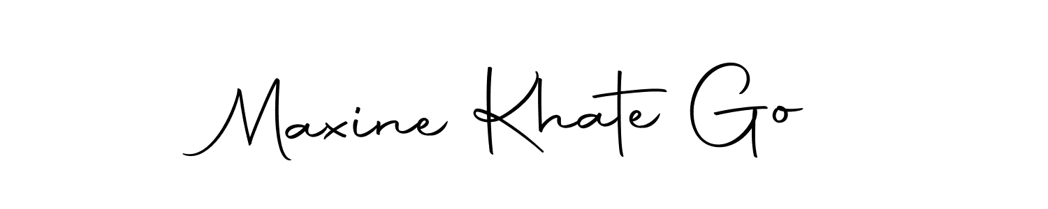 It looks lik you need a new signature style for name Maxine Khate Go. Design unique handwritten (Autography-DOLnW) signature with our free signature maker in just a few clicks. Maxine Khate Go signature style 10 images and pictures png