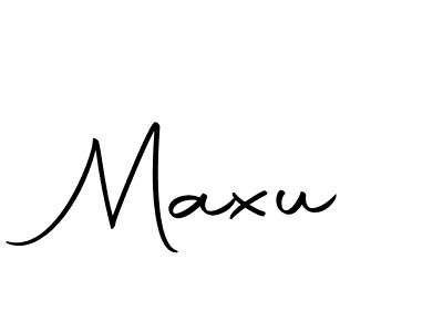 Design your own signature with our free online signature maker. With this signature software, you can create a handwritten (Autography-DOLnW) signature for name Maxu. Maxu signature style 10 images and pictures png