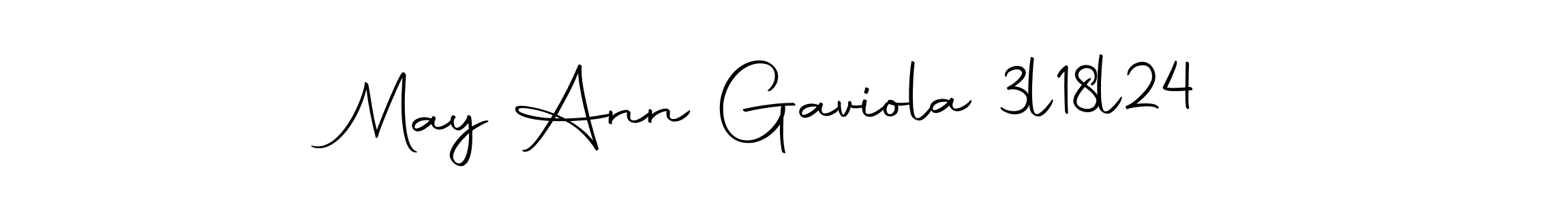 Make a beautiful signature design for name May Ann Gaviola 3l18l24. Use this online signature maker to create a handwritten signature for free. May Ann Gaviola 3l18l24 signature style 10 images and pictures png