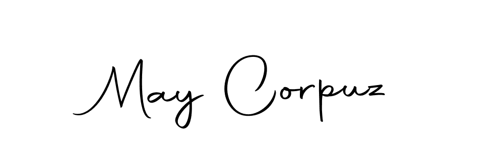 How to make May Corpuz name signature. Use Autography-DOLnW style for creating short signs online. This is the latest handwritten sign. May Corpuz signature style 10 images and pictures png