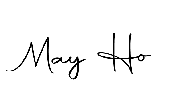 You should practise on your own different ways (Autography-DOLnW) to write your name (May Ho) in signature. don't let someone else do it for you. May Ho signature style 10 images and pictures png