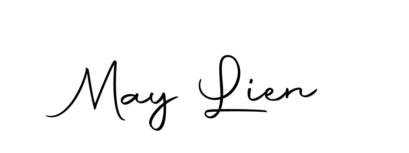 if you are searching for the best signature style for your name May Lien. so please give up your signature search. here we have designed multiple signature styles  using Autography-DOLnW. May Lien signature style 10 images and pictures png