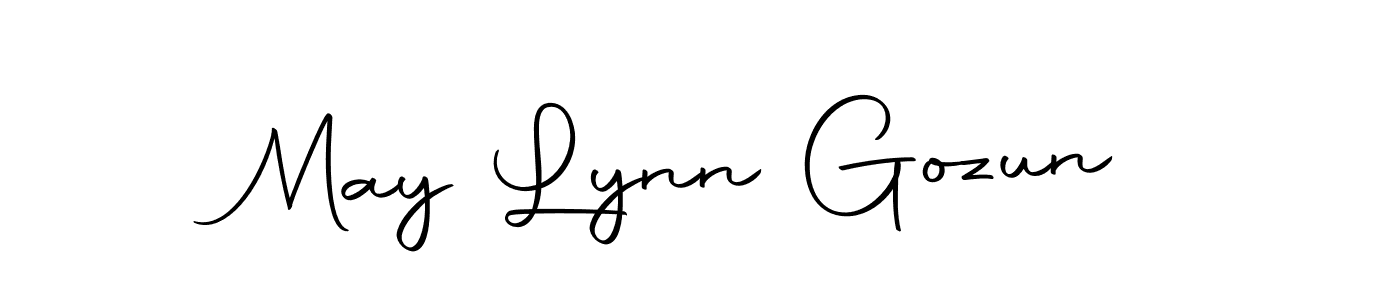 Use a signature maker to create a handwritten signature online. With this signature software, you can design (Autography-DOLnW) your own signature for name May Lynn Gozun. May Lynn Gozun signature style 10 images and pictures png