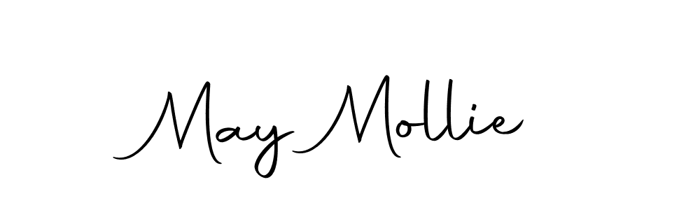 Make a beautiful signature design for name May Mollie. With this signature (Autography-DOLnW) style, you can create a handwritten signature for free. May Mollie signature style 10 images and pictures png