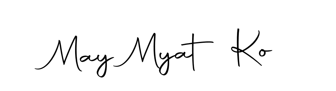 Use a signature maker to create a handwritten signature online. With this signature software, you can design (Autography-DOLnW) your own signature for name May Myat Ko. May Myat Ko signature style 10 images and pictures png