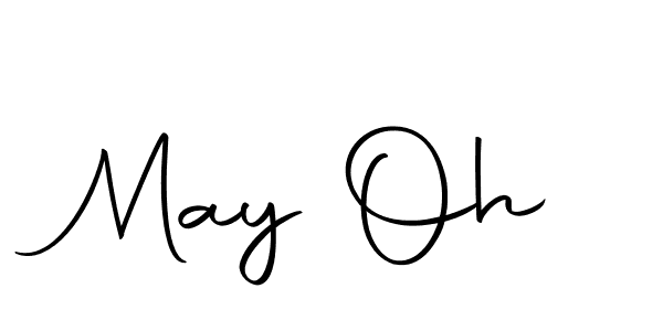 This is the best signature style for the May Oh name. Also you like these signature font (Autography-DOLnW). Mix name signature. May Oh signature style 10 images and pictures png