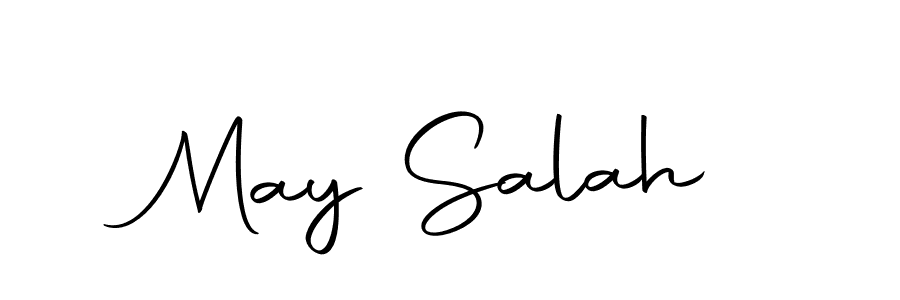Create a beautiful signature design for name May Salah. With this signature (Autography-DOLnW) fonts, you can make a handwritten signature for free. May Salah signature style 10 images and pictures png