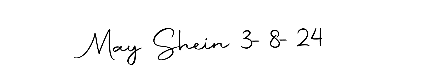 Make a beautiful signature design for name May Shein 3-8-24. With this signature (Autography-DOLnW) style, you can create a handwritten signature for free. May Shein 3-8-24 signature style 10 images and pictures png