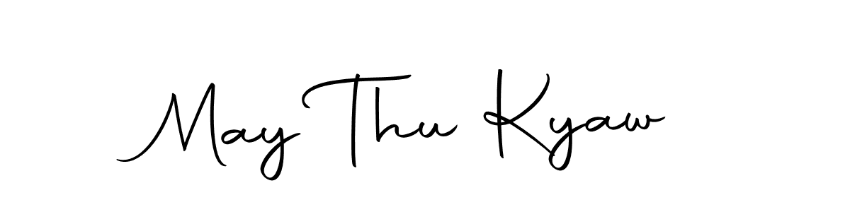 The best way (Autography-DOLnW) to make a short signature is to pick only two or three words in your name. The name May Thu Kyaw include a total of six letters. For converting this name. May Thu Kyaw signature style 10 images and pictures png