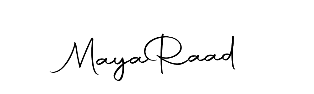 Maya  Raad stylish signature style. Best Handwritten Sign (Autography-DOLnW) for my name. Handwritten Signature Collection Ideas for my name Maya  Raad. Maya  Raad signature style 10 images and pictures png