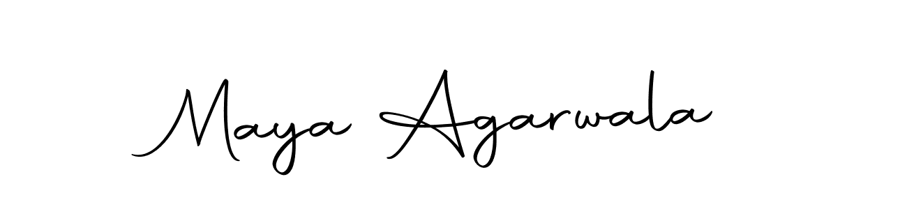 Make a beautiful signature design for name Maya Agarwala. With this signature (Autography-DOLnW) style, you can create a handwritten signature for free. Maya Agarwala signature style 10 images and pictures png