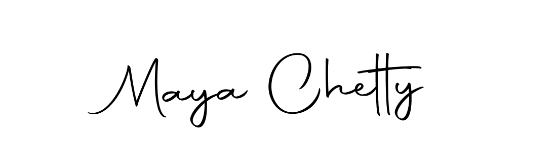 Make a beautiful signature design for name Maya Chetty. With this signature (Autography-DOLnW) style, you can create a handwritten signature for free. Maya Chetty signature style 10 images and pictures png