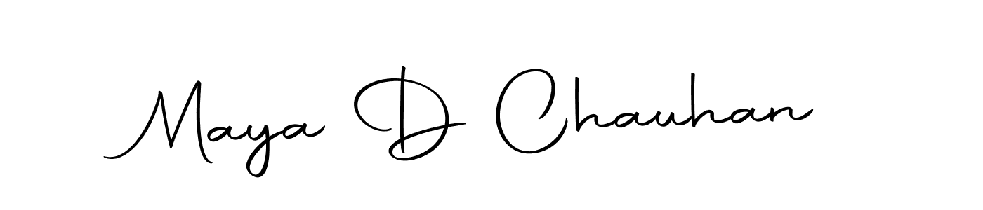 Use a signature maker to create a handwritten signature online. With this signature software, you can design (Autography-DOLnW) your own signature for name Maya D Chauhan. Maya D Chauhan signature style 10 images and pictures png
