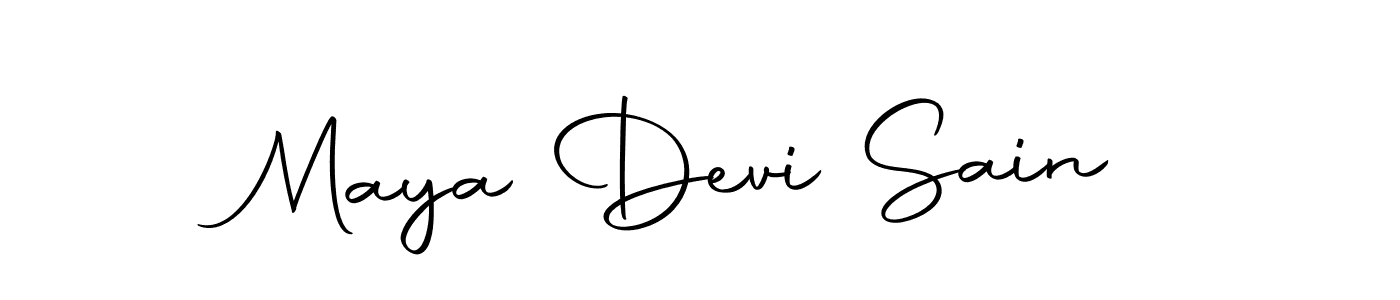 Make a beautiful signature design for name Maya Devi Sain. Use this online signature maker to create a handwritten signature for free. Maya Devi Sain signature style 10 images and pictures png