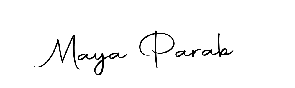 How to make Maya Parab signature? Autography-DOLnW is a professional autograph style. Create handwritten signature for Maya Parab name. Maya Parab signature style 10 images and pictures png