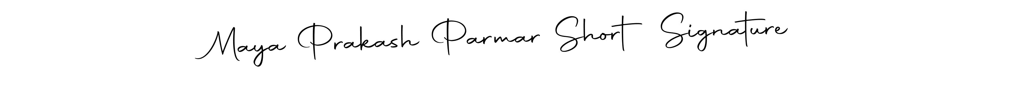 Make a beautiful signature design for name Maya Prakash Parmar Short Signature. With this signature (Autography-DOLnW) style, you can create a handwritten signature for free. Maya Prakash Parmar Short Signature signature style 10 images and pictures png