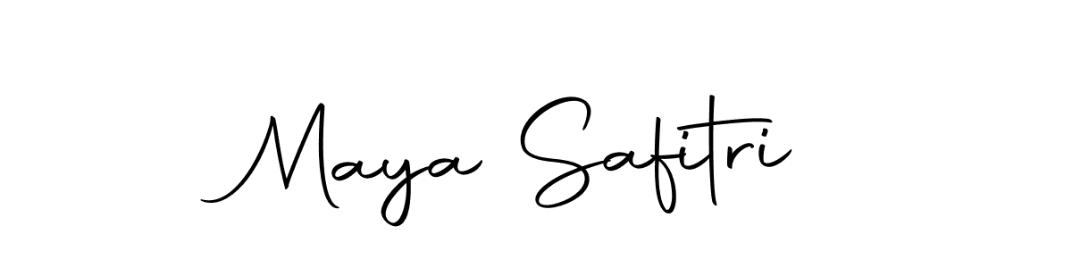 Maya Safitri stylish signature style. Best Handwritten Sign (Autography-DOLnW) for my name. Handwritten Signature Collection Ideas for my name Maya Safitri. Maya Safitri signature style 10 images and pictures png