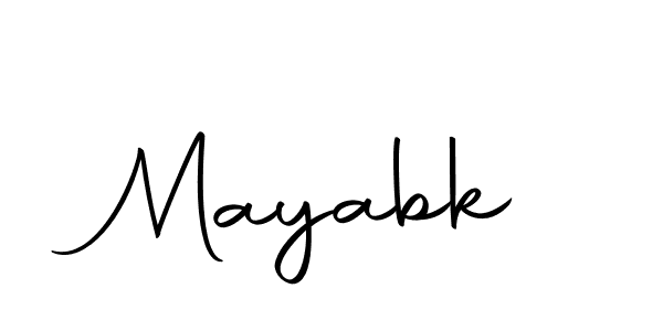 Similarly Autography-DOLnW is the best handwritten signature design. Signature creator online .You can use it as an online autograph creator for name Mayabk. Mayabk signature style 10 images and pictures png