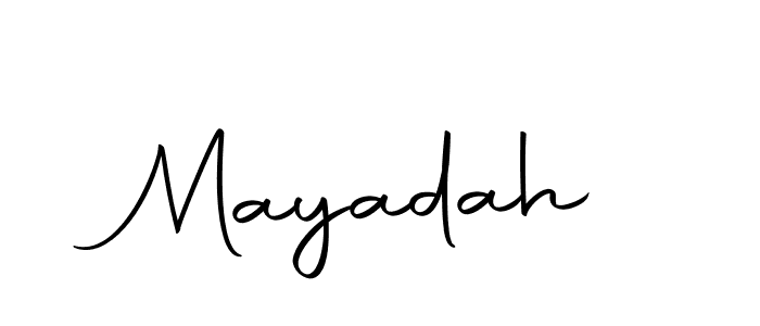 You should practise on your own different ways (Autography-DOLnW) to write your name (Mayadah) in signature. don't let someone else do it for you. Mayadah signature style 10 images and pictures png