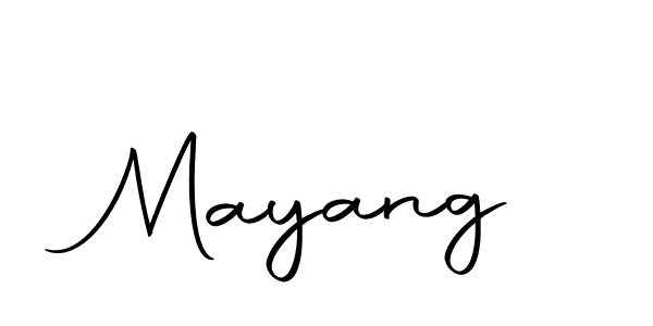 Create a beautiful signature design for name Mayang. With this signature (Autography-DOLnW) fonts, you can make a handwritten signature for free. Mayang signature style 10 images and pictures png