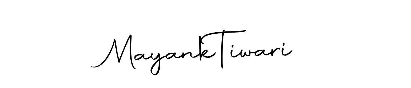 Create a beautiful signature design for name Mayank  Tiwari. With this signature (Autography-DOLnW) fonts, you can make a handwritten signature for free. Mayank  Tiwari signature style 10 images and pictures png