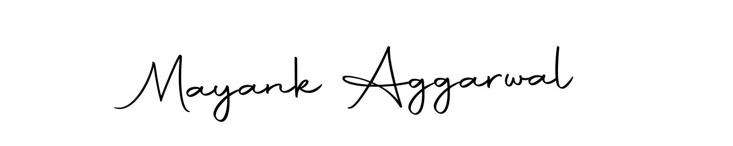 Create a beautiful signature design for name Mayank Aggarwal. With this signature (Autography-DOLnW) fonts, you can make a handwritten signature for free. Mayank Aggarwal signature style 10 images and pictures png